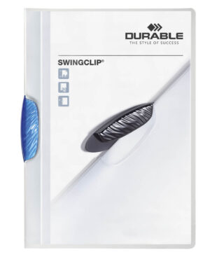 Cartellina con clip SWINGCLIP®, azzurro