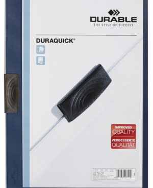 Cartellina con clip DURAQUICK®, blu