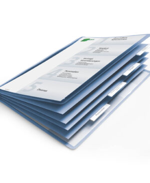 Cartella sospesa per gestione risorse umane A4 conf. retail, azzurro