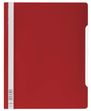 Cartellina con fronte trasparente A4+, rosso