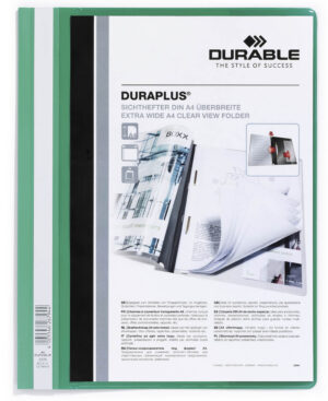 Cartellina ad aghi DURAPLUS® A4+, verde