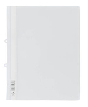 Cartellina con fronte trasparente con occhielli per archiviazione A4+, bianco