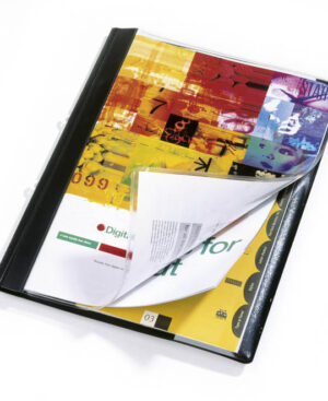 Cartellina ad aghi DURAPLUS® DE LUXE A4+, nero