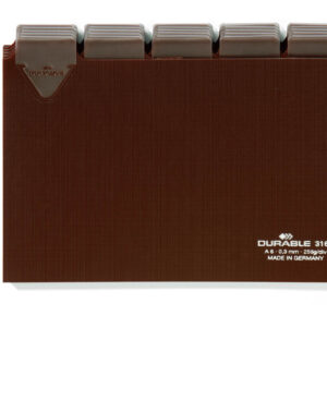 Divisori A6 5/5 tasti A-Z cartone rivettato