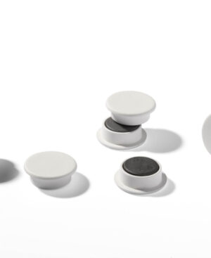 Magneti Ø 21 mm conf. bulk, bianco