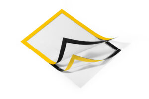Cornice espositiva DURAFRAME® A4, giallo