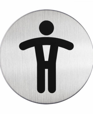 PICTO WC uomini Ø 83 mm