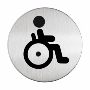 PICTO WC disabili Ø 83 mm
