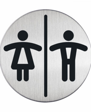 PICTO WC donne/uomini Ø 83 mm