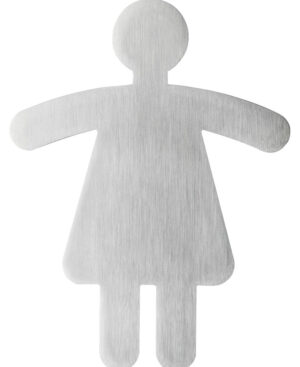 PICTO simbolo WC donne 90x120 mm