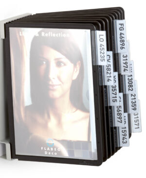 Leggio portalicenze VARIO® WALL 10 A5, nero