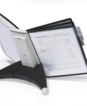 Leggio portalicenze SHERPA® TABLE 10, rosso/nero