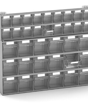 Scaffale con 36 cassetti Visual Box