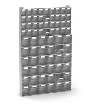 Scaffale con 72 cassetti Visual Box