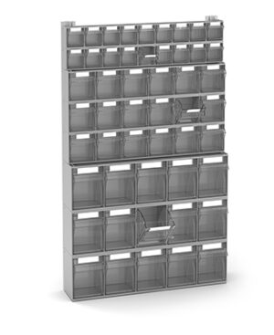 Scaffale con 51 cassetti Visual Box