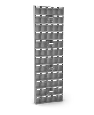 Scaffale con 60 cassetti Visual Box