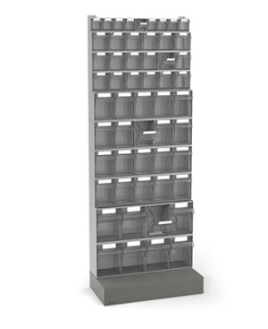 Scaffale con 55 cassetti Visual Box