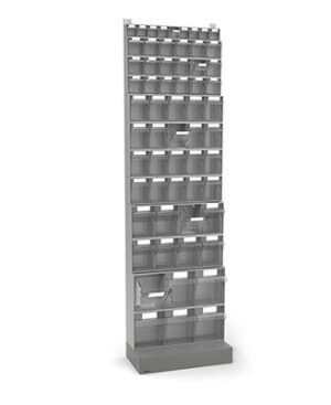 Scaffale con 61 cassetti Visual Box