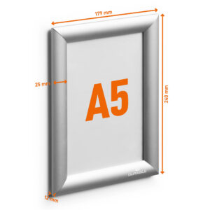 Cornice a scatto in alluminio A5
