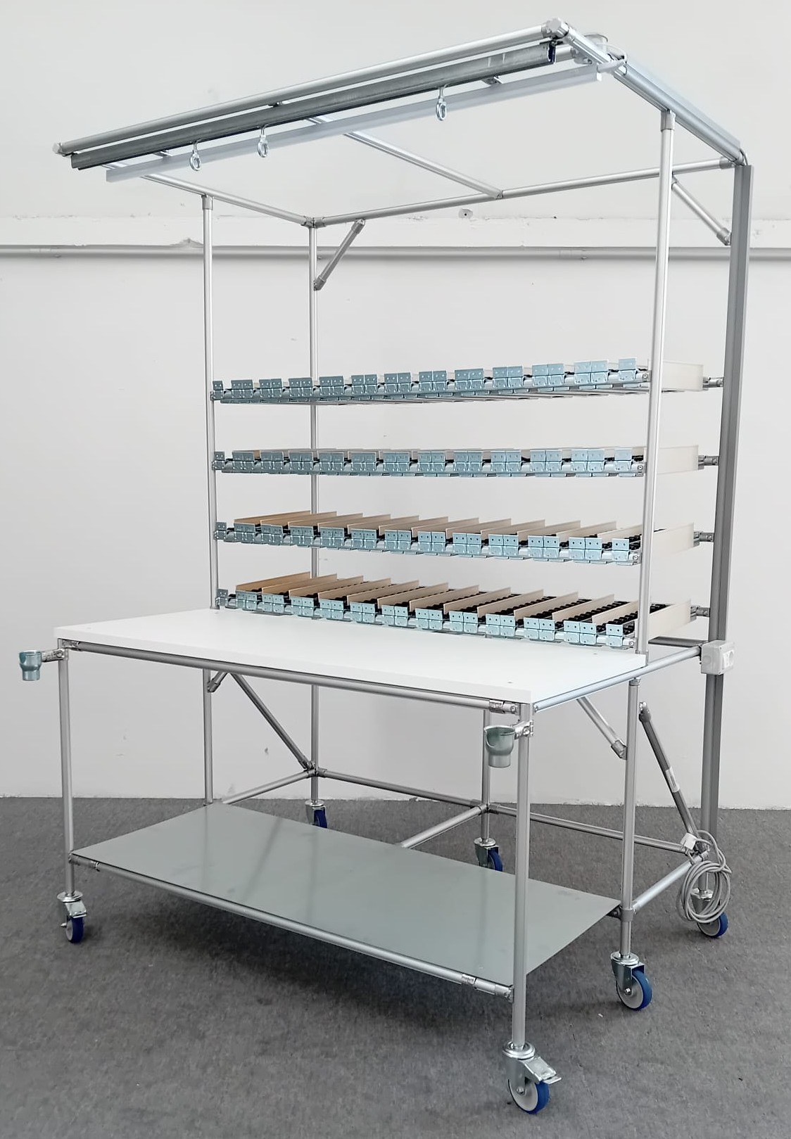 postazione ergonomica di lavoro completa di flowrack