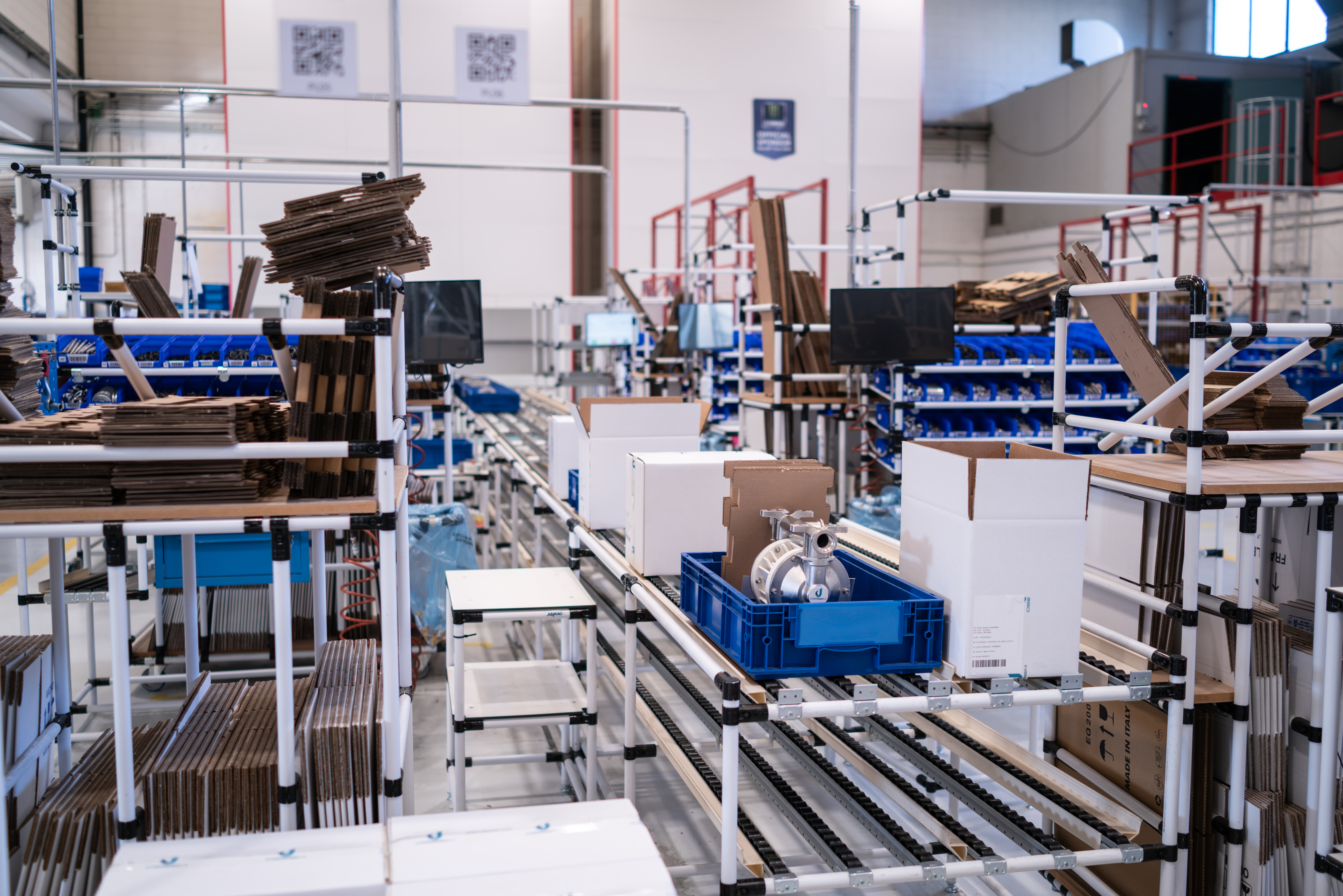 Organizzazione della produzione in celle autonome con flusso continuo one piece flow