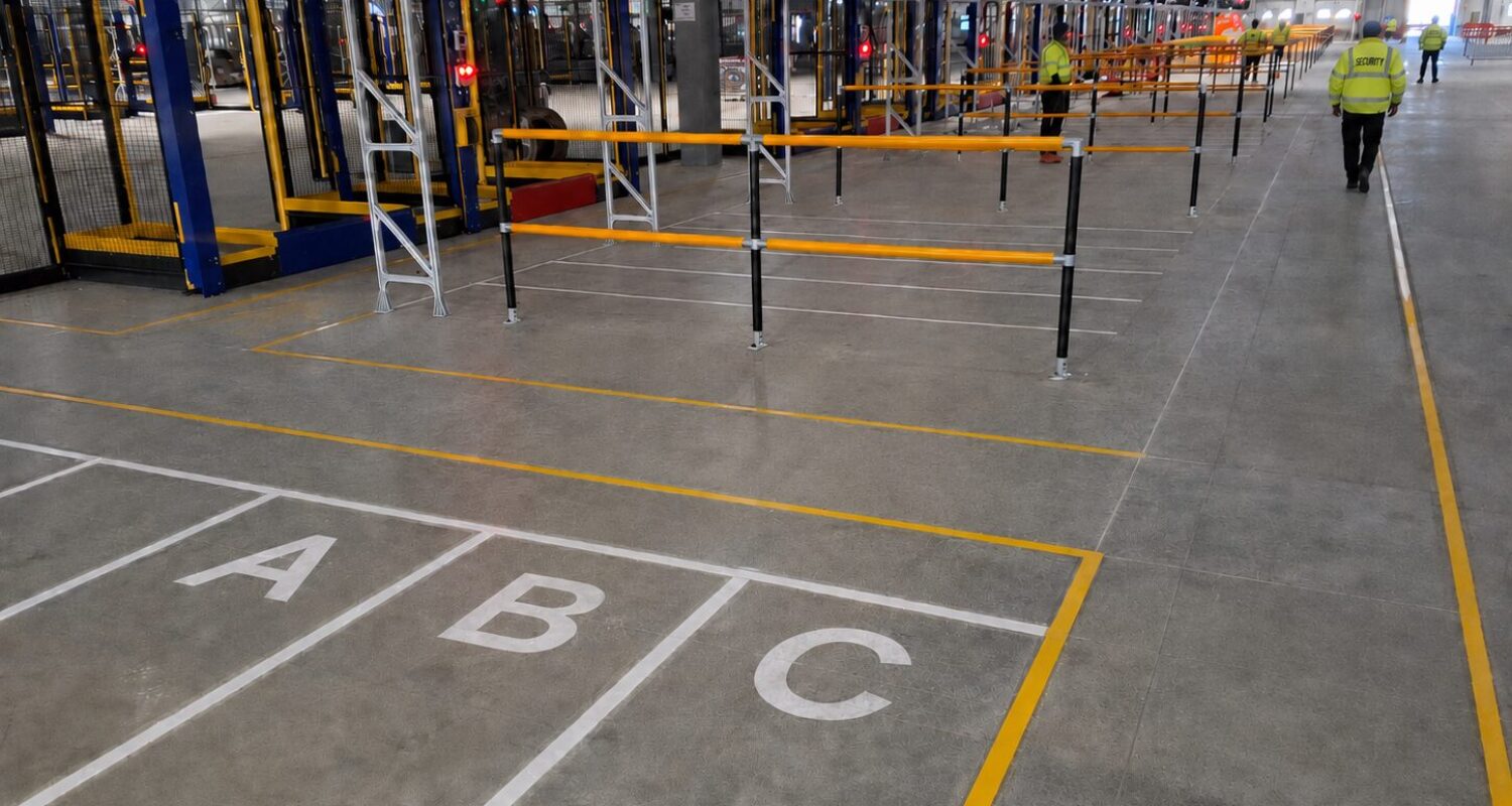 segnaletica industriale wayfinding magazzino