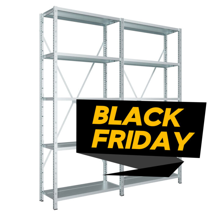 Scaffalatura-metallica-ad-incastro-M36---2-campata